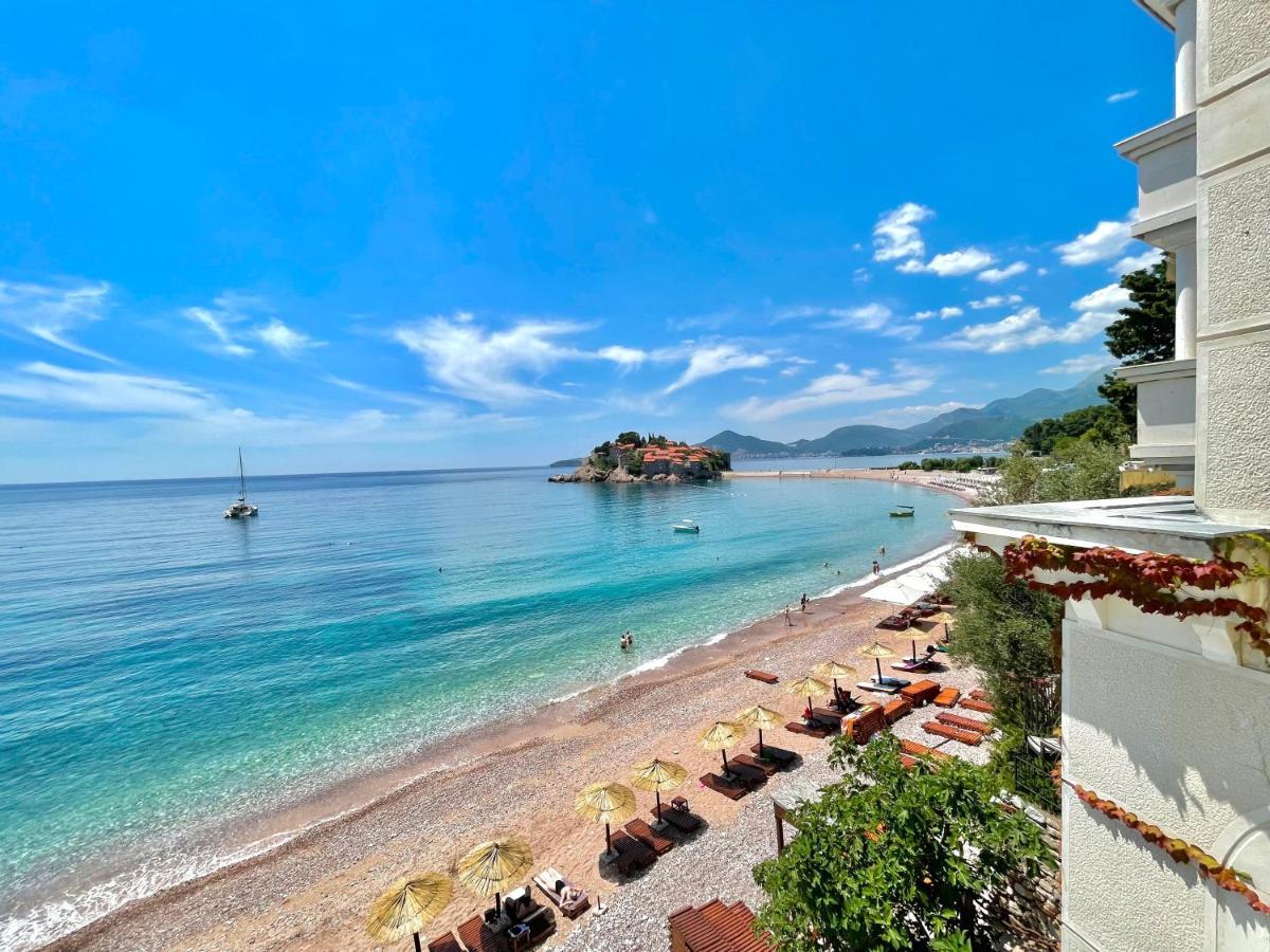 Plava Vila Beach Apartments Sveti Stefan Exterior foto