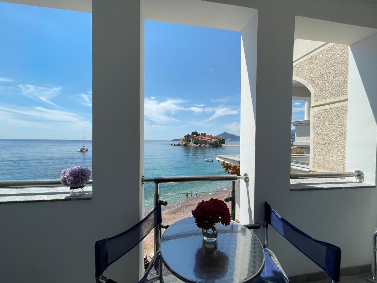 Plava Vila Beach Apartments Sveti Stefan Exterior foto